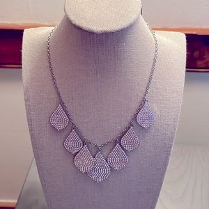 INC Reversible Silver Necklace